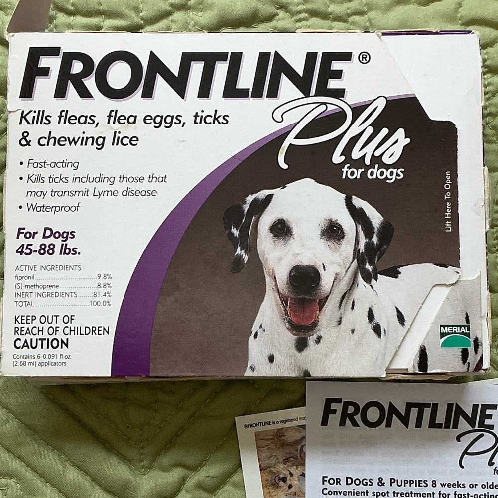 Frontline Plus Green Flea and Tick Treatment for Dogs - Picture 2 of 7